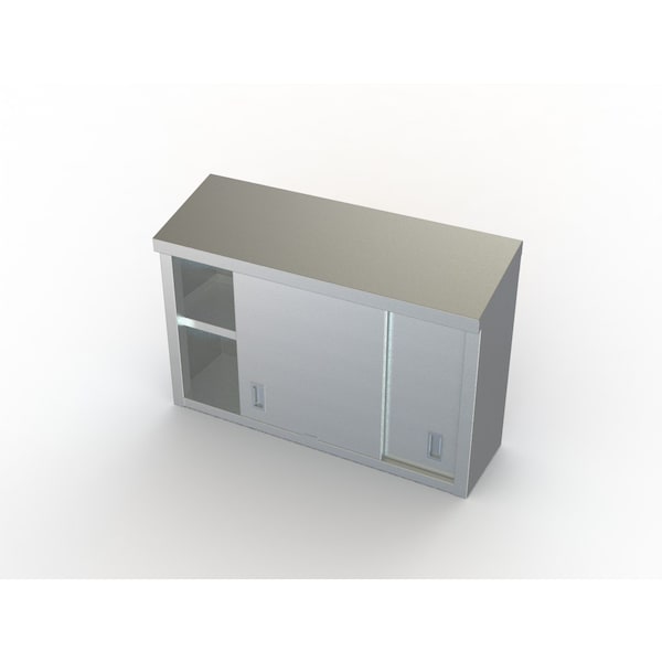 Wall Cabinet, Sliding Doors, 15" Wide X 36" L-R